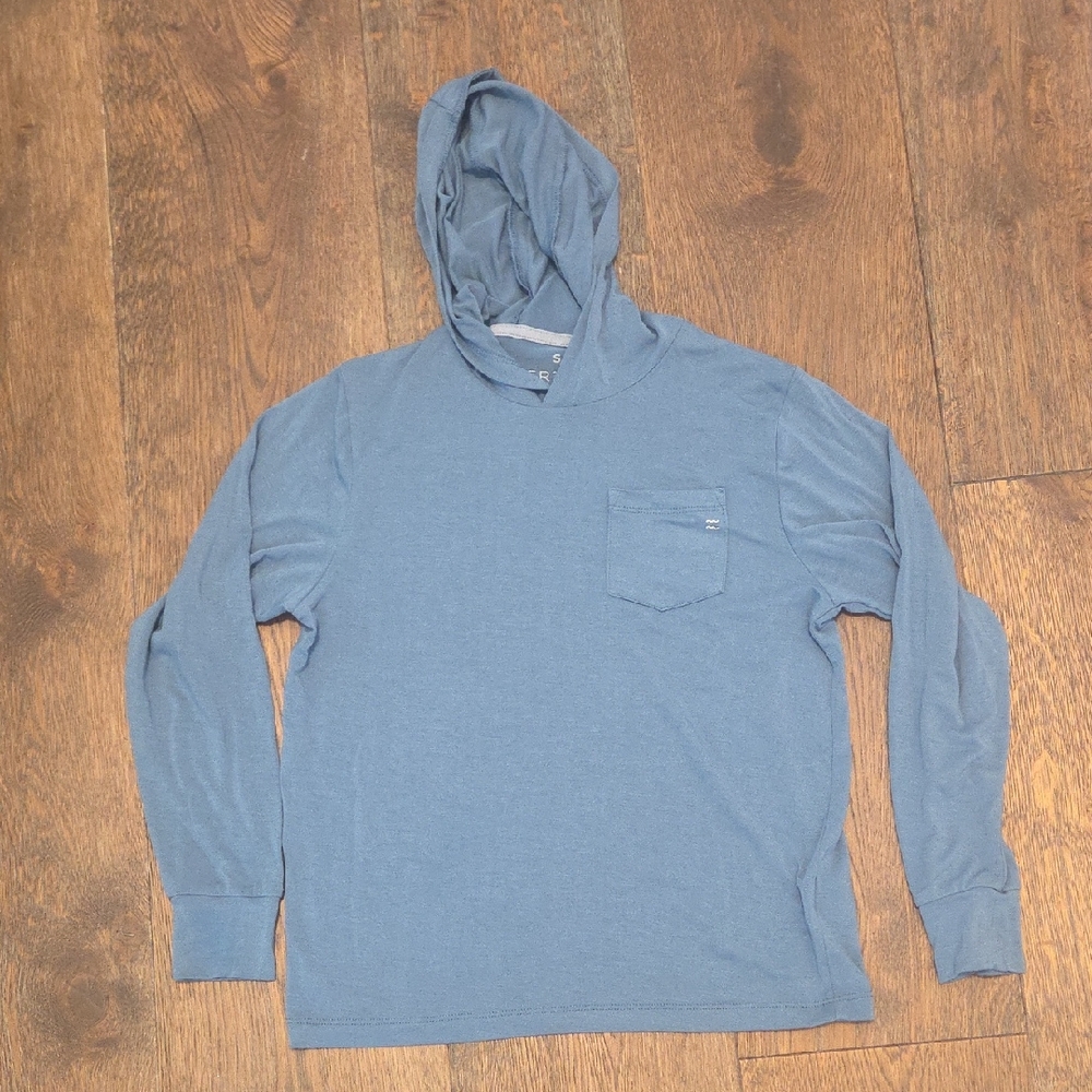 Free Fly Apparel Kids Blue Hoodie